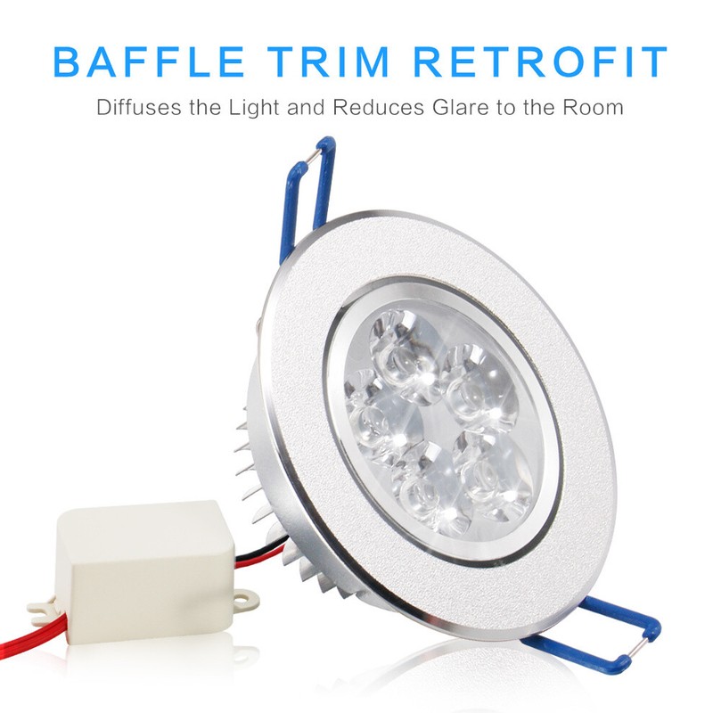 20piece Downlight Led Dimmable Spotlight 3w 5w Ceiling Panel Light Recessed Lamp gallery