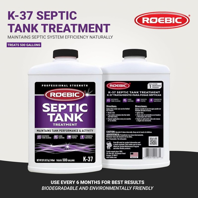 32 Oz Environmentally Safe Clog Remover for Septic Systems - Odor Control gallery