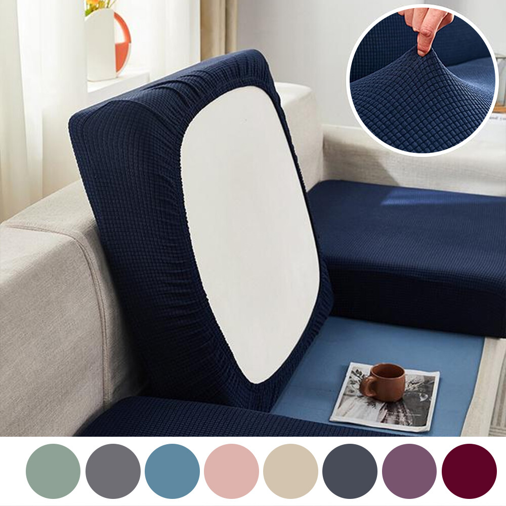 Jacquard Stretch Individual Sofa Seat Cushion Covers Couch Slipcover Removable gallery