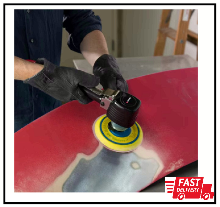 6 inch Dual Action Air Sander Pneumatic with Speed Control 1/4 inch NPT Inlet gallery