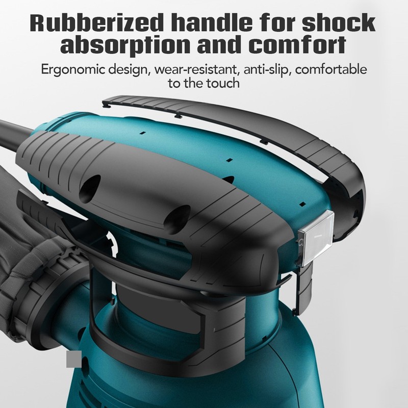 6 Speed Adjustable Electric Eccentric Sander with Dust Collection 360° Rotation gallery