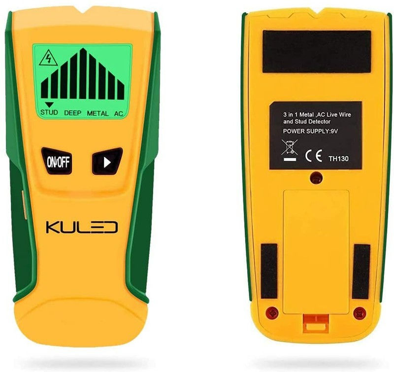Stud Finder, 3 in 1 Multi-Function Wall Stud Sensor Detector with LCD Display gallery