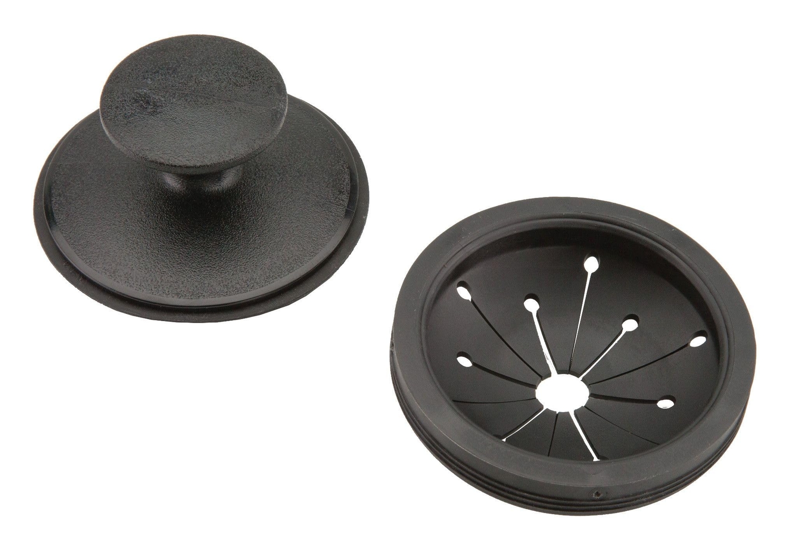 1025 EZ Mount Garbage Disposal Stopper And Splash Guard, Black gallery