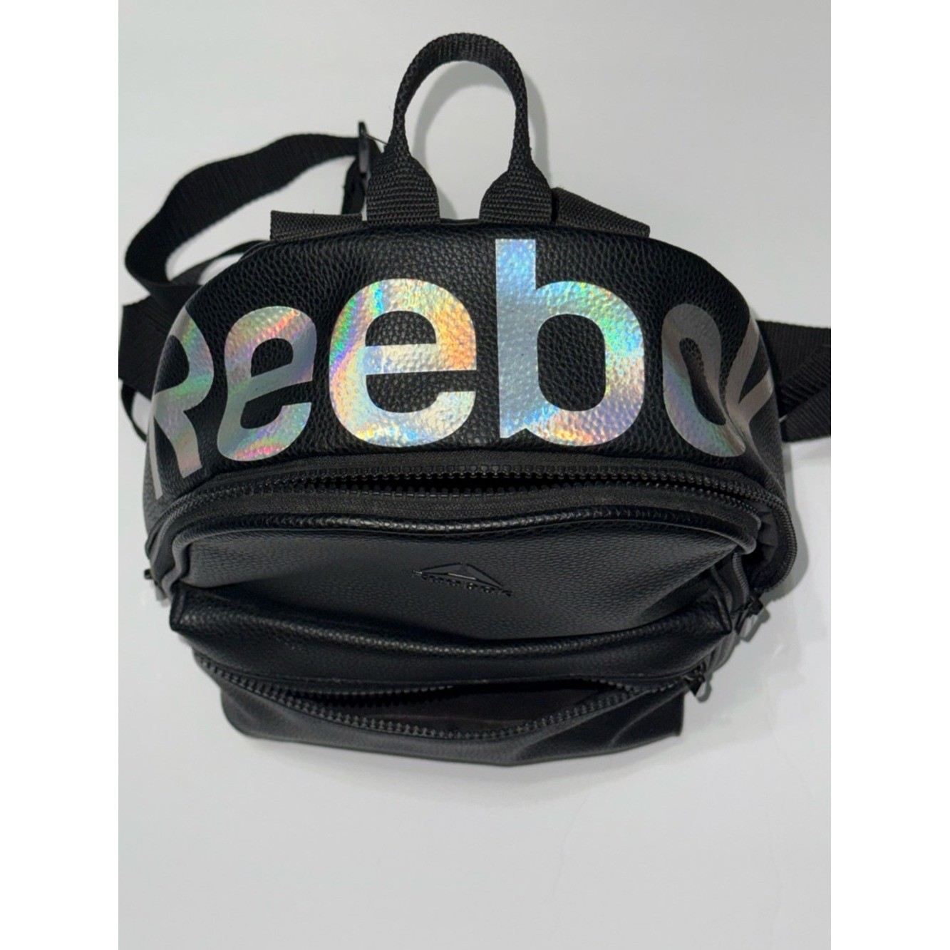 Reebok Black Textured Mini Backpack 3