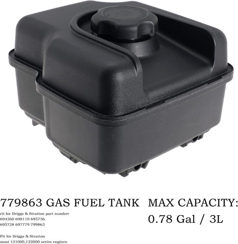 Replacement 799863 Fuel Tank - Lightweight & Easy to Install for Most Models gallery