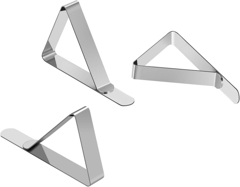 Tablecloth Clips 32 Pack Picnic Table Clips, Stainless Steel Table Cloth Holder gallery
