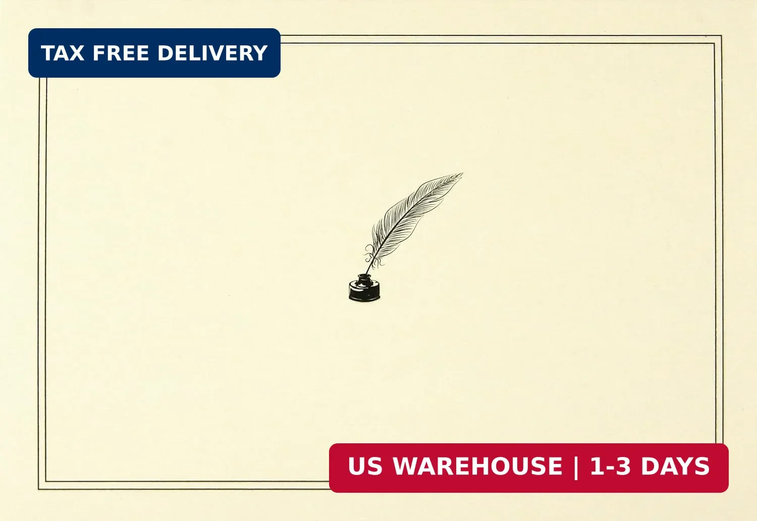 Quill Pen and Ink Note Cards (Stationery, Boxed Cards) gallery