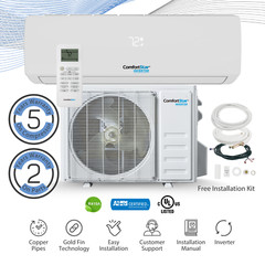 24000BTU Air Conditioner Mini Split 17 SEER2 INVERTER AC Ductless Heat Pump 220V