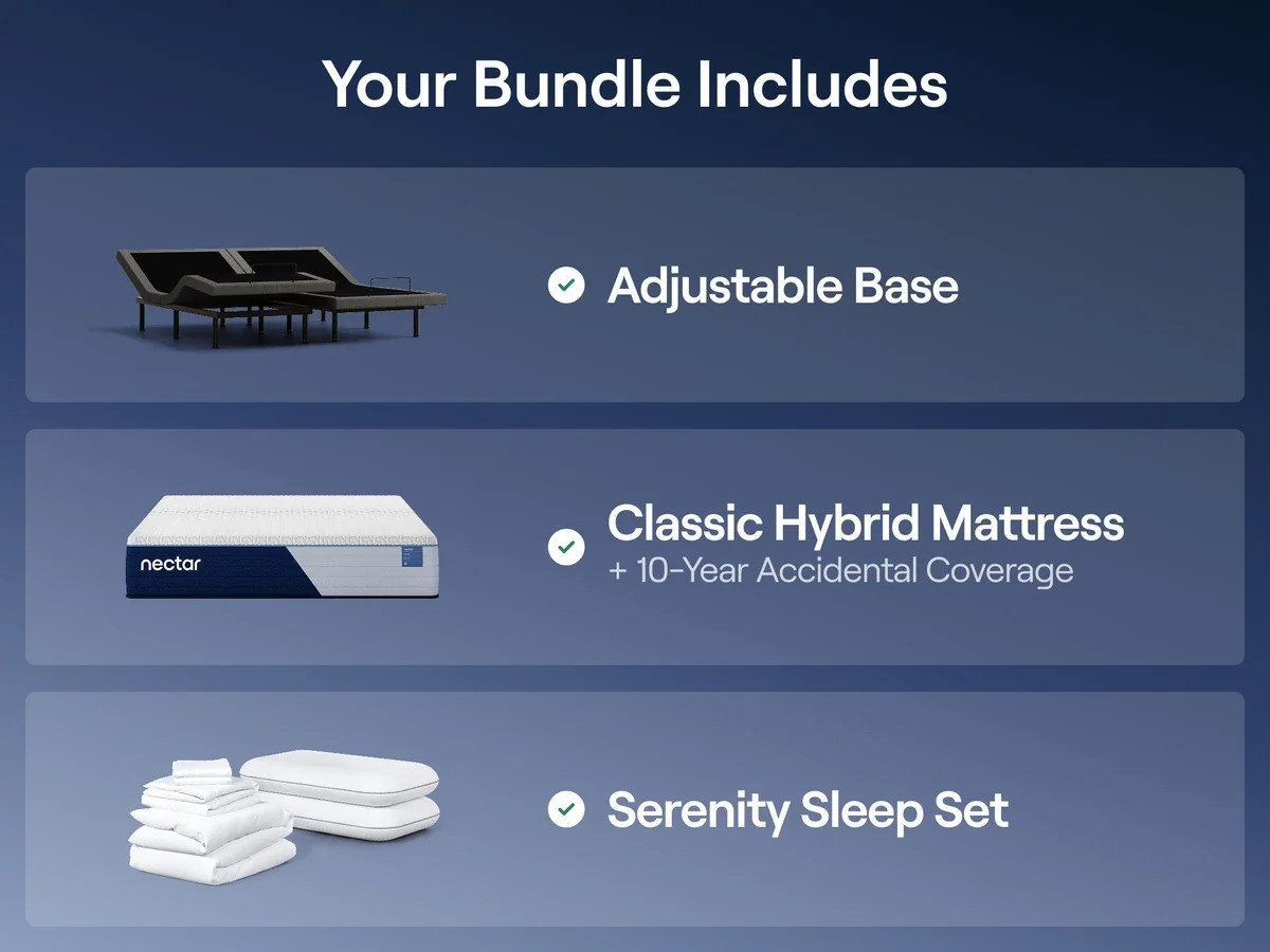 Premier Adjustable Base and Mattress Set hybrid 13in gallery