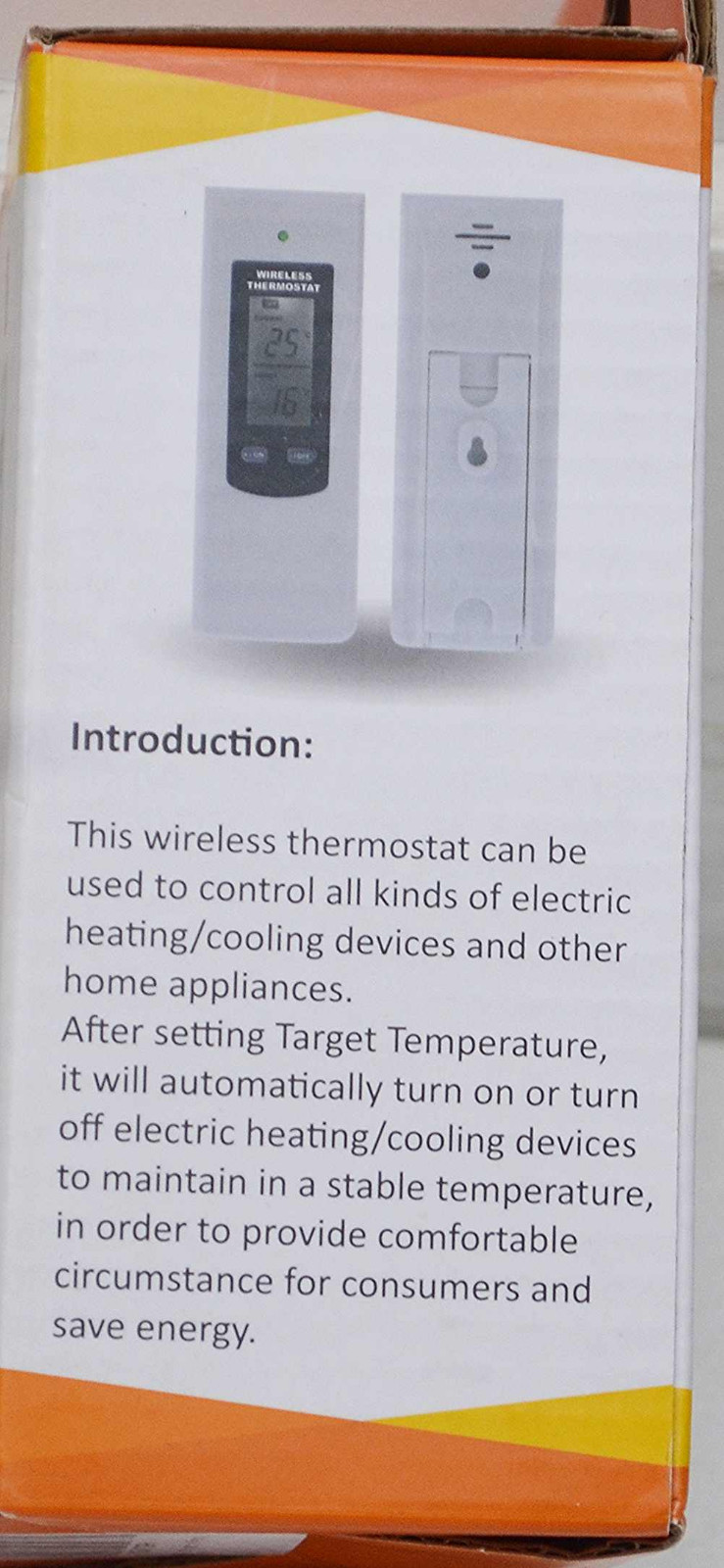 Wireless Digital Thermostat Remote Control for Electric Heating Cooling Devices gallery