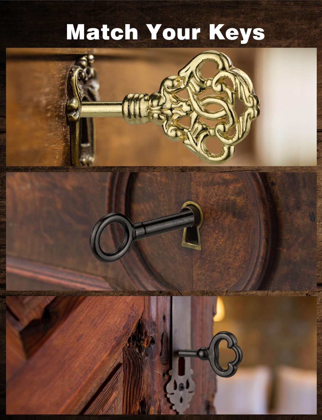 Mellbree Skeleton Key, 12Key Universal Hollow Barrel Skeleton Keys Kit for An... gallery