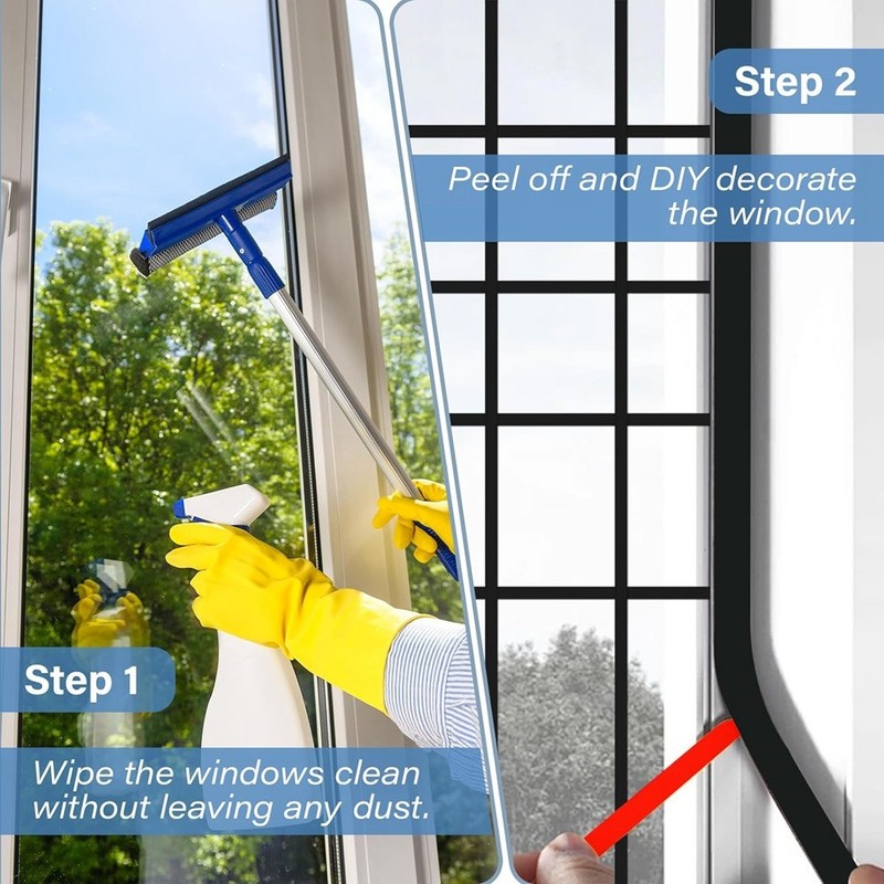 5 Rolls Total Window Grille Inserts Grid Kit Self Adhesive Peel and Stick6062 gallery