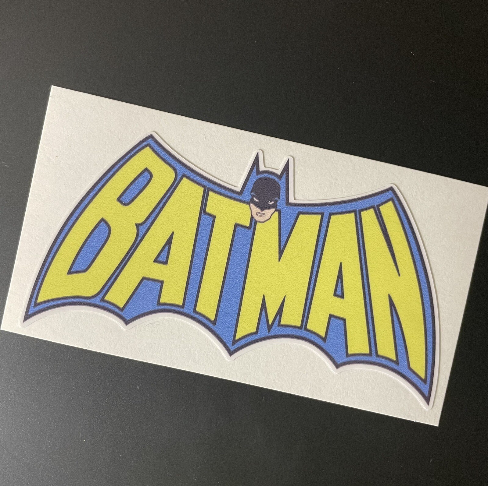 pair (x2)retro batman logo Vinyl Decal Truck Car Sticker Laptop Window DC Comics gallery