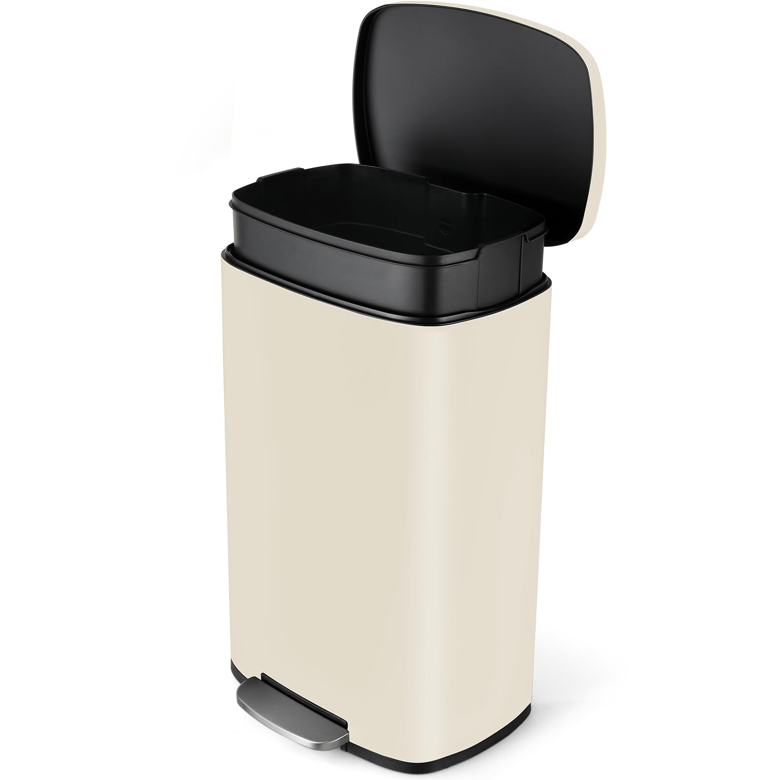 Comfycorner 8 Gal Kitchen Trash Can 30L Recycling Or Garbage Bin Brushed gallery