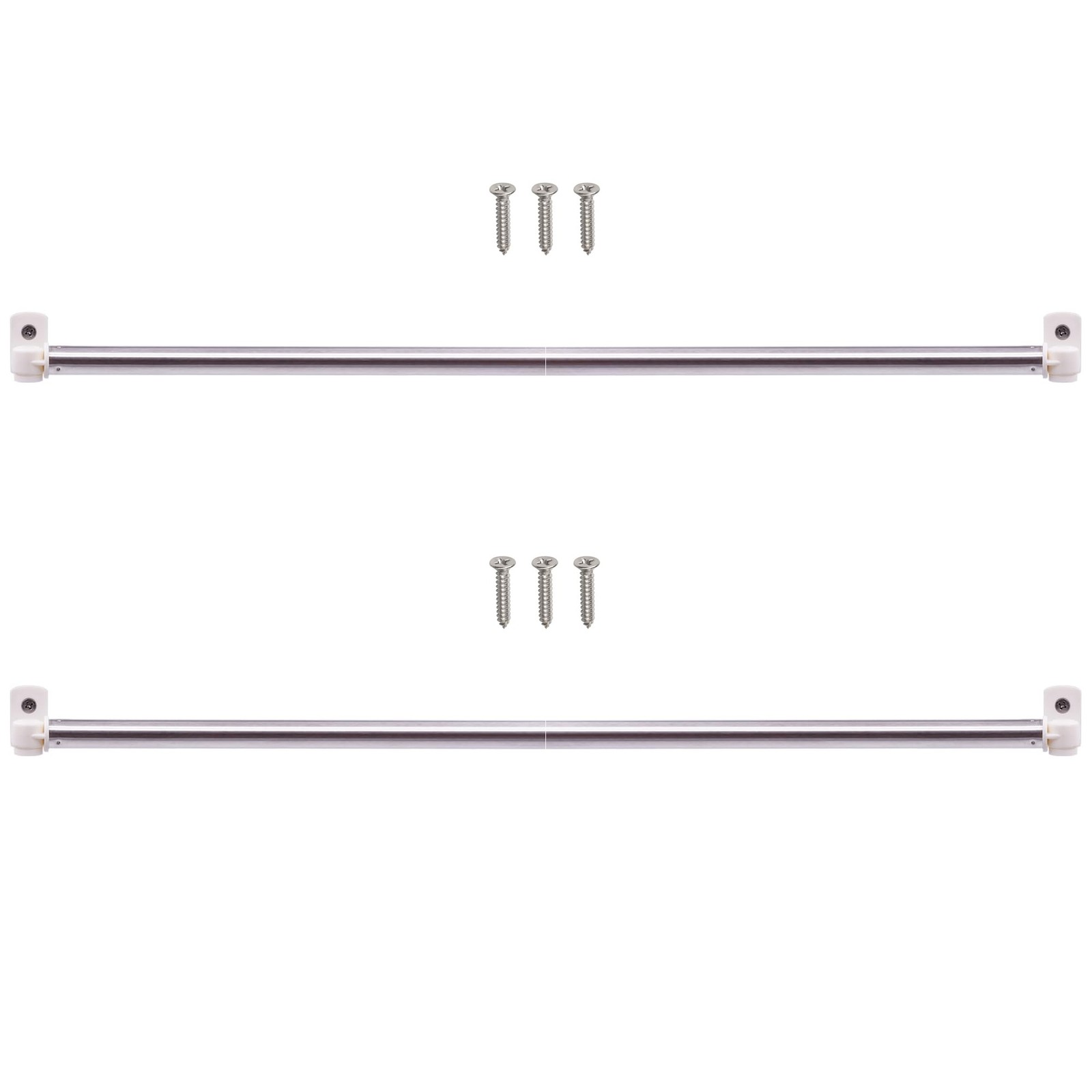 Type A 39.5" Sash Window Curtain Rod for Top & Bottom Doors & Sidelights Petite gallery