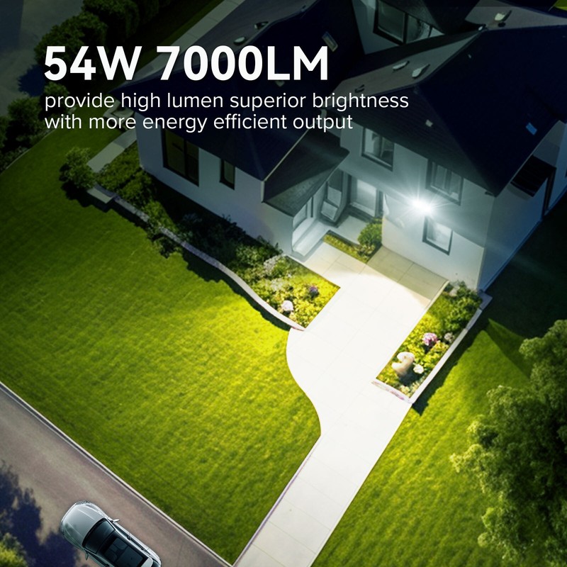 SANSI 2x LED Security Light Motion Sensor 7000LM IP65 Outdoor Wall Floodlight gallery