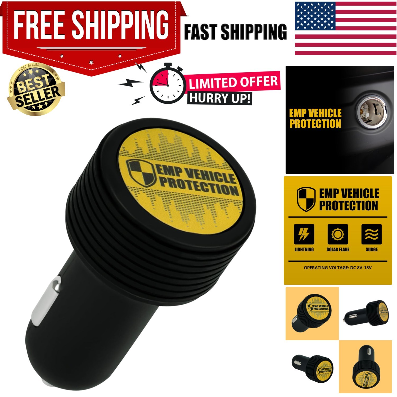 EMP Vehicle Protection Suitable for 12-Volt DC in Cars and Trucks, Automotive... gallery