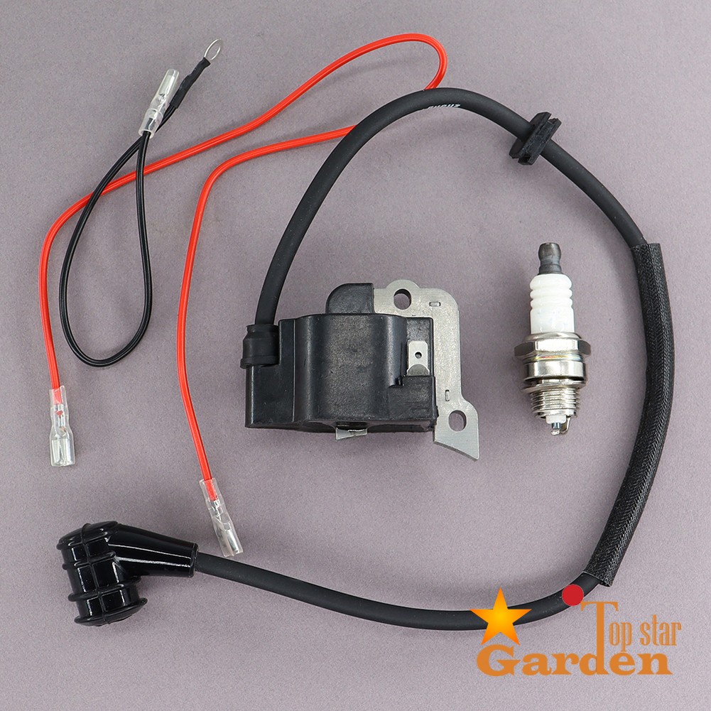 Ignition Coil For Ryobi RY3714 RY3716 RY3818 Chainsaw with Spark Plug gallery