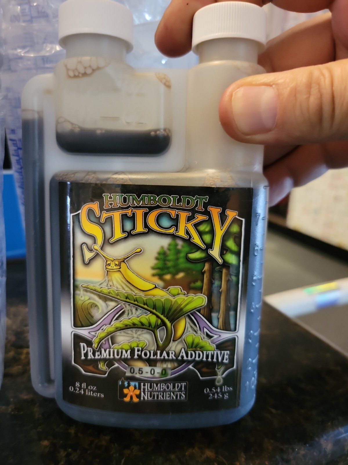 Humboldt Sticky - Premium Foliar Additive 0.5-0-0 Saponin Surfactant - 8 fl. oz. gallery