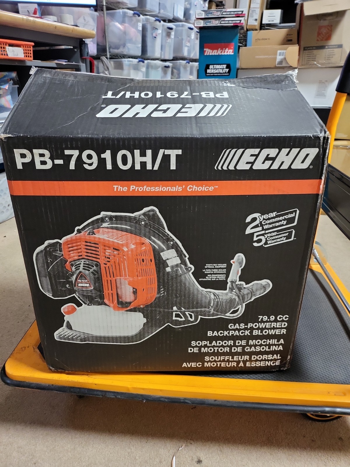 Echo X Series Model PB-7910T Backpack Blower - Free Shipping - Tube mounted gallery
