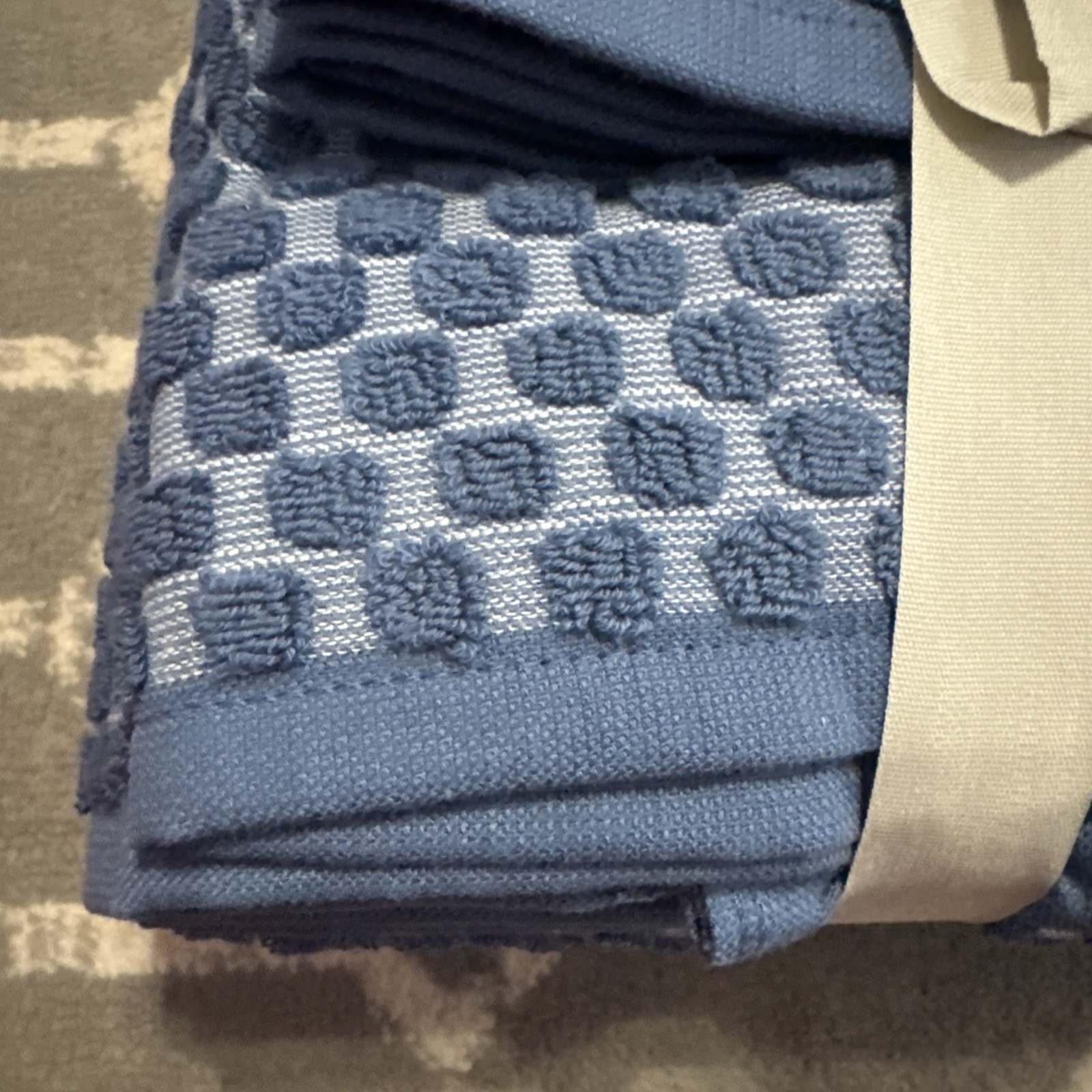 Threshold Bath Towel Set-6 Piece New With Tags - blue- wash, hand, bath towels gallery