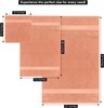 8 PIECES PEACH TOWEL GIFT SET (2 BATH, 2 HAND, 4 WASHCLOTH TOWELS ) 100% COTTON gallery