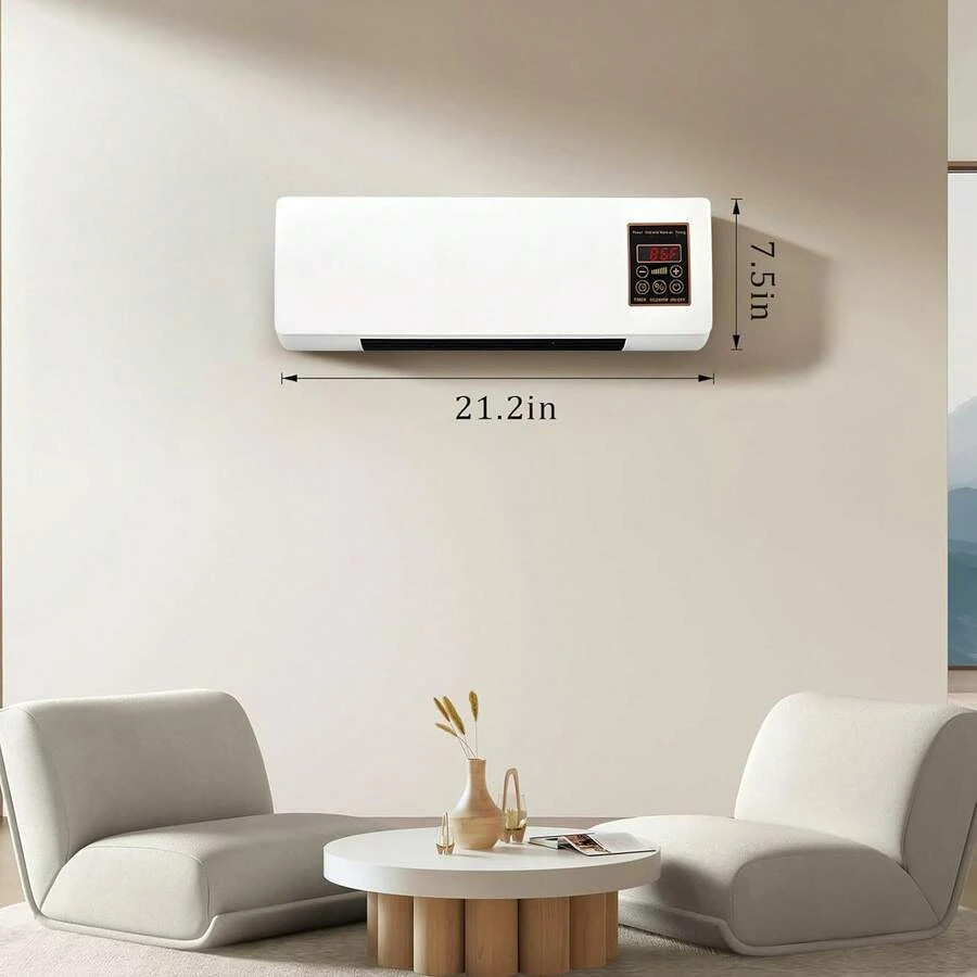 NEW Smart 2-In-1 Wall AC Unit With Heater & Fan, Portable Cooling Solution gallery