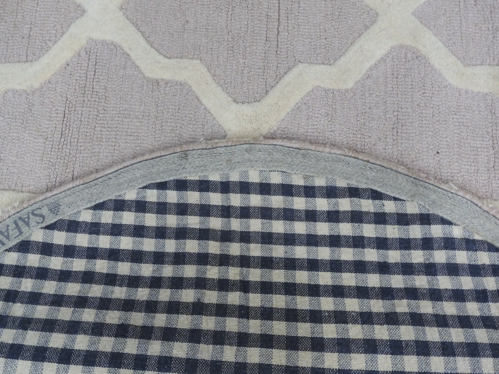 LIGHT PINK/ IVORY 4' X 4' Round Stained Rug, Reduced Price 1172609041 CAM121M-4R gallery