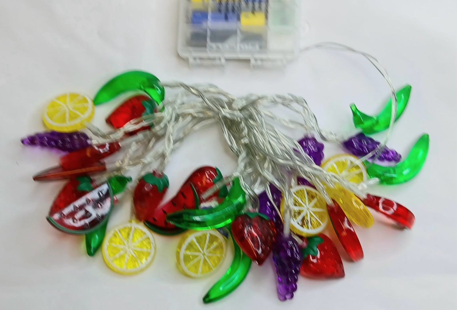 Fruit 30 String LED 16 Ft Indoor Outdoor Lights Battery Operated 8 Modes gallery
