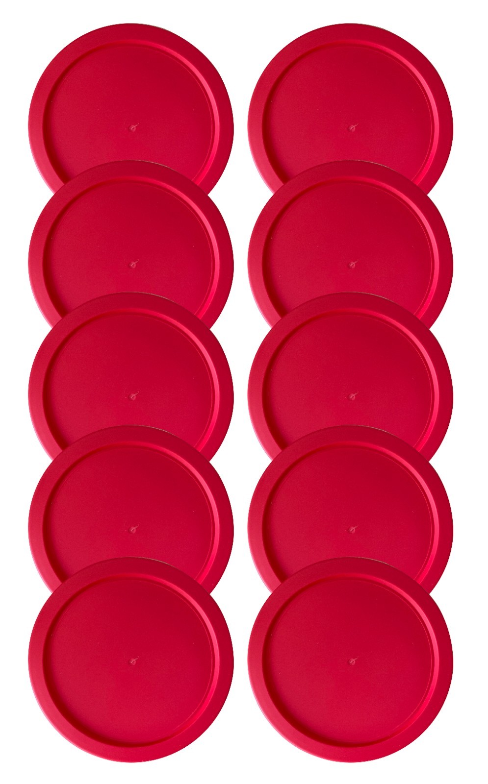 Replacement Lid for Pyrex 1-CUP Storage Cover 4" Bowl 7202-PC Red (10-Pack) gallery