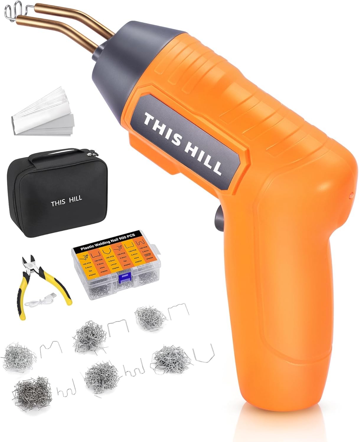 Cordless Plastic Welder with LED Ergonomic Grip 900 Staples for ABS PP TPO TPE gallery