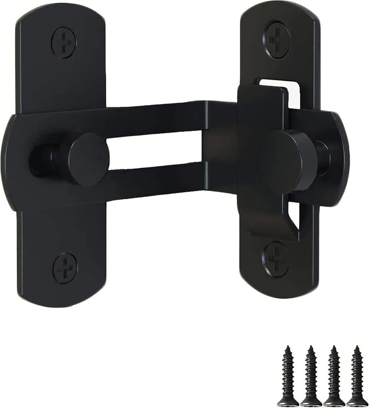 Multi-Purpose 90 Degree Angle Latch for Barns, Windows, and Double Doors gallery