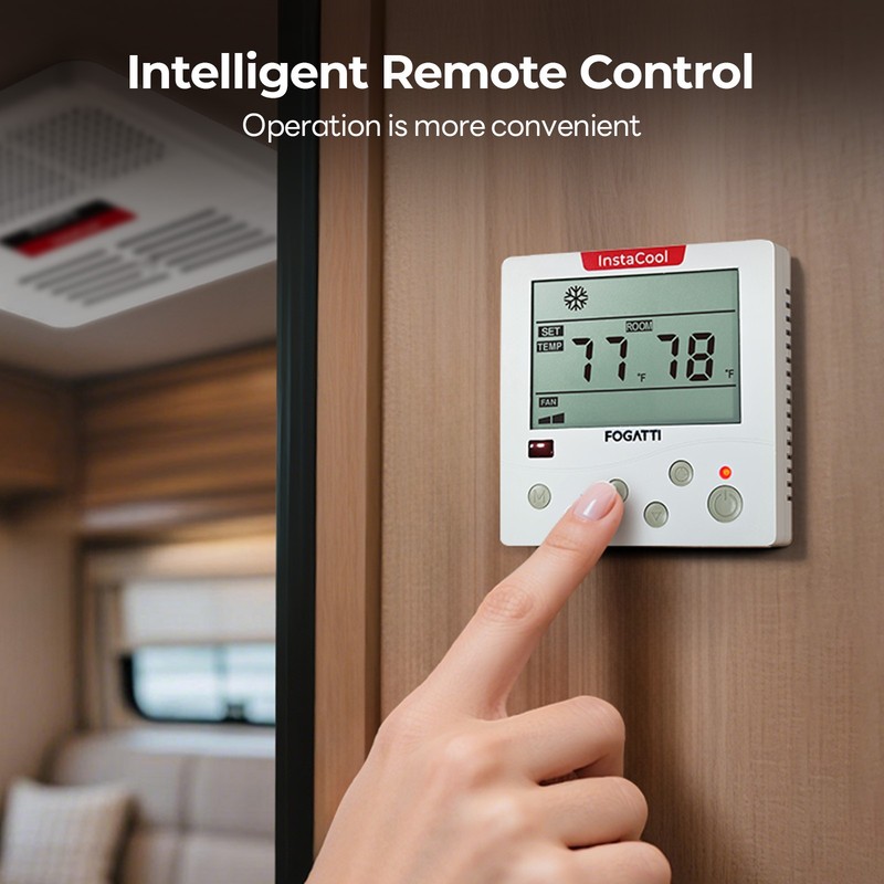 FOGATTI Ducted RV Rooftop Air Conditioner 16,000 BTU InstaCool All-in-One Unit gallery