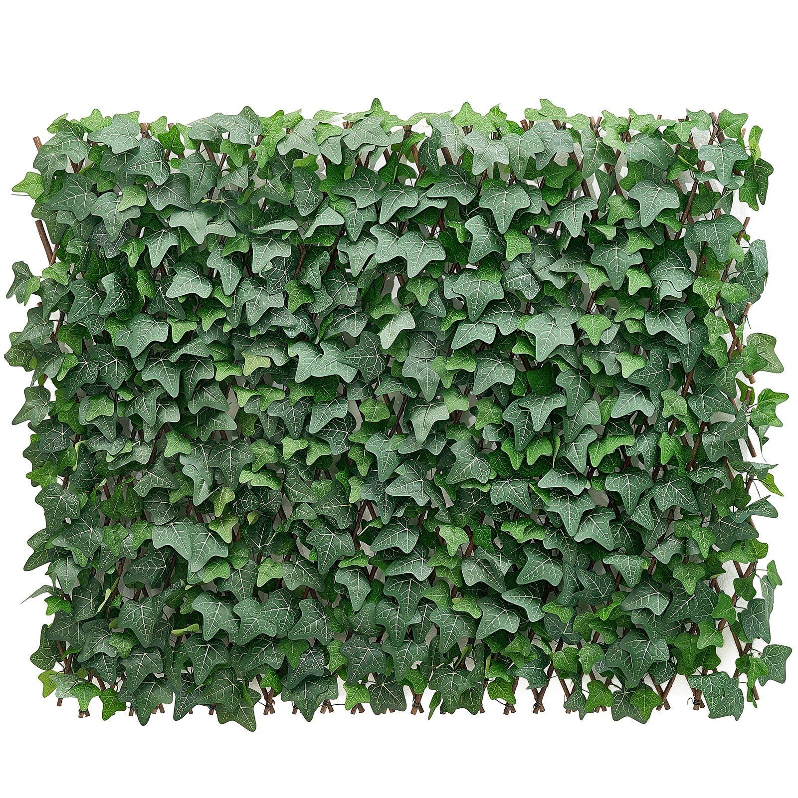 Realistic Expandable Ivy Panel — 25x126in Faux Greenery Backdrop for Balcony gallery