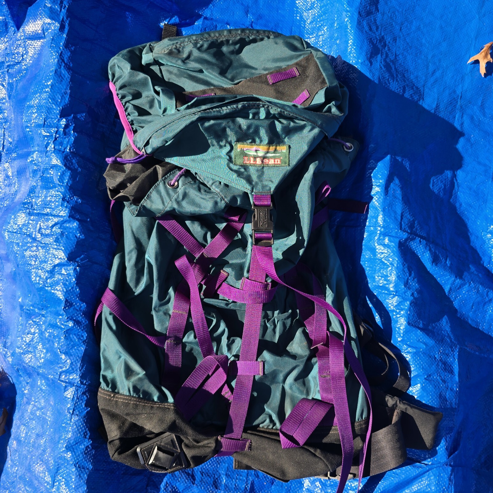 LL Bean Top Loading Mountain Trek Backpack Pack Camping Hiking
