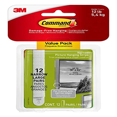 Narrow Picture Hanging Strips, Damage Free Hanging Picture Standard Packaging gallery
