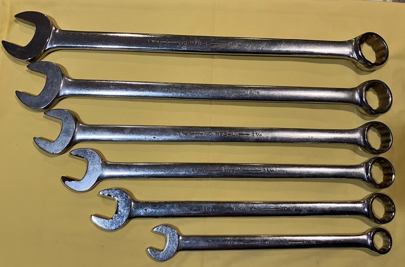 ARMSTRONG TOOLS COMBINATION 6 PIECE WRENCH LOT 1 7/16”-13/16” SIZE #1176L-1167AL gallery
