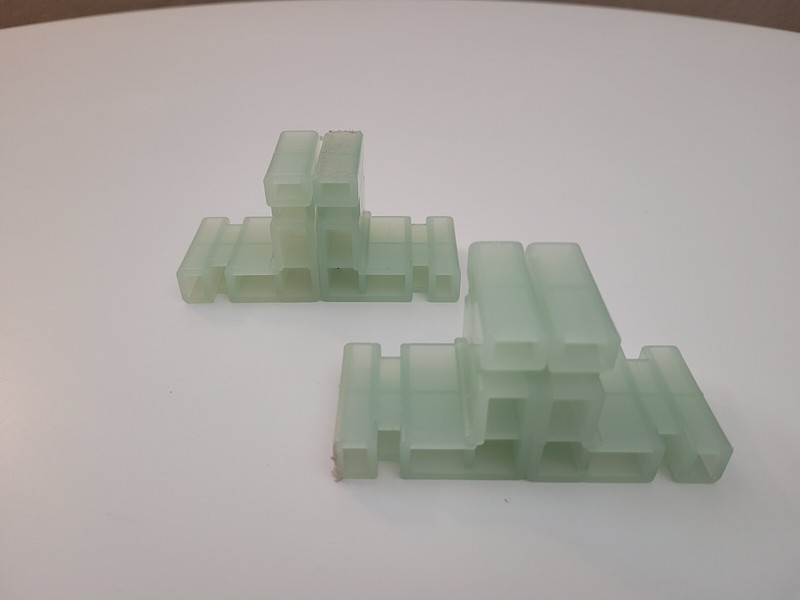 Plastic CUBITEC Replacement Storage Parts connector JOINTS Green Clear White gallery