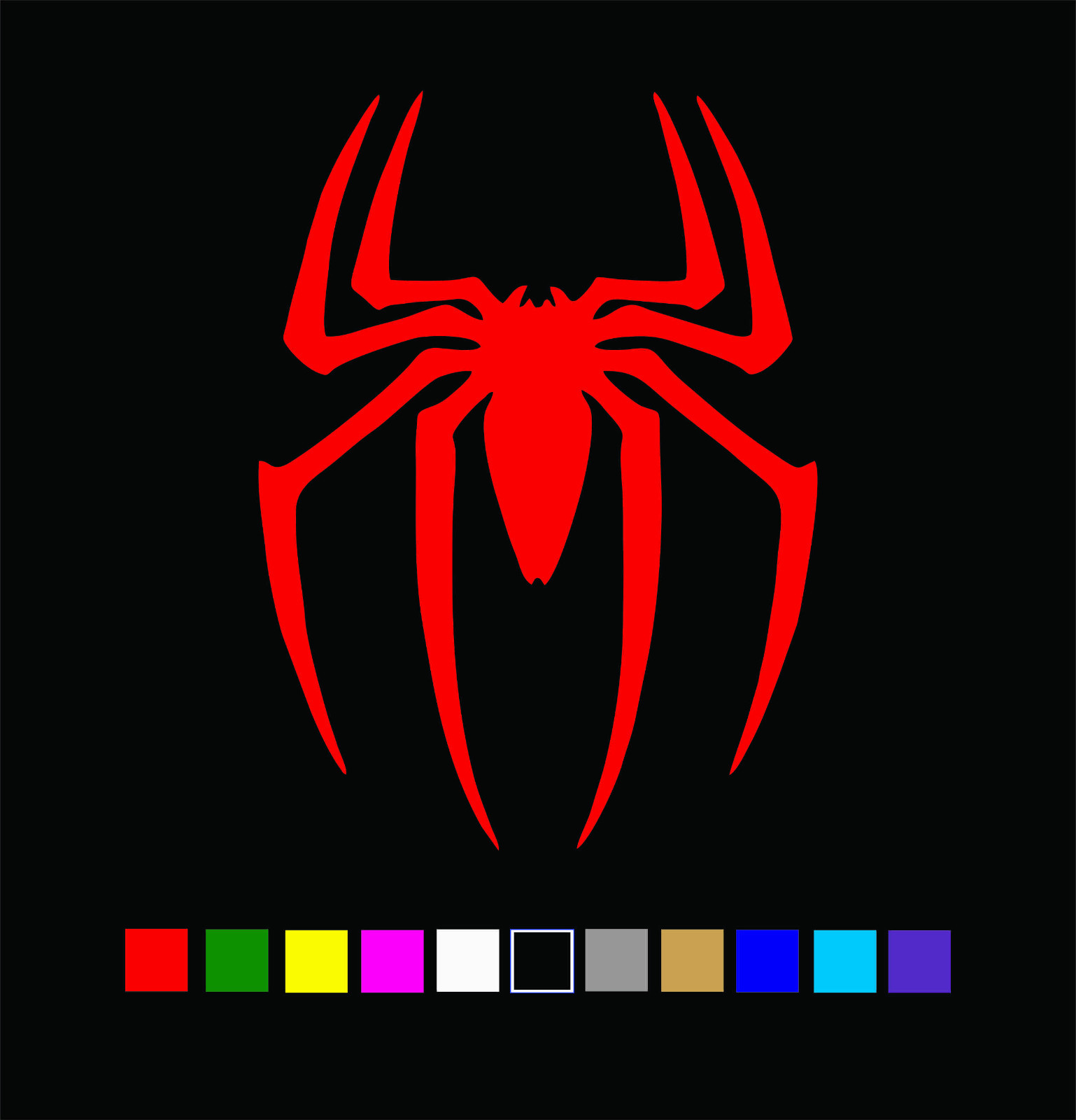 SPIDERMAN Spider Emblem Logo Vinyl Decal Die Cut Sticker gallery