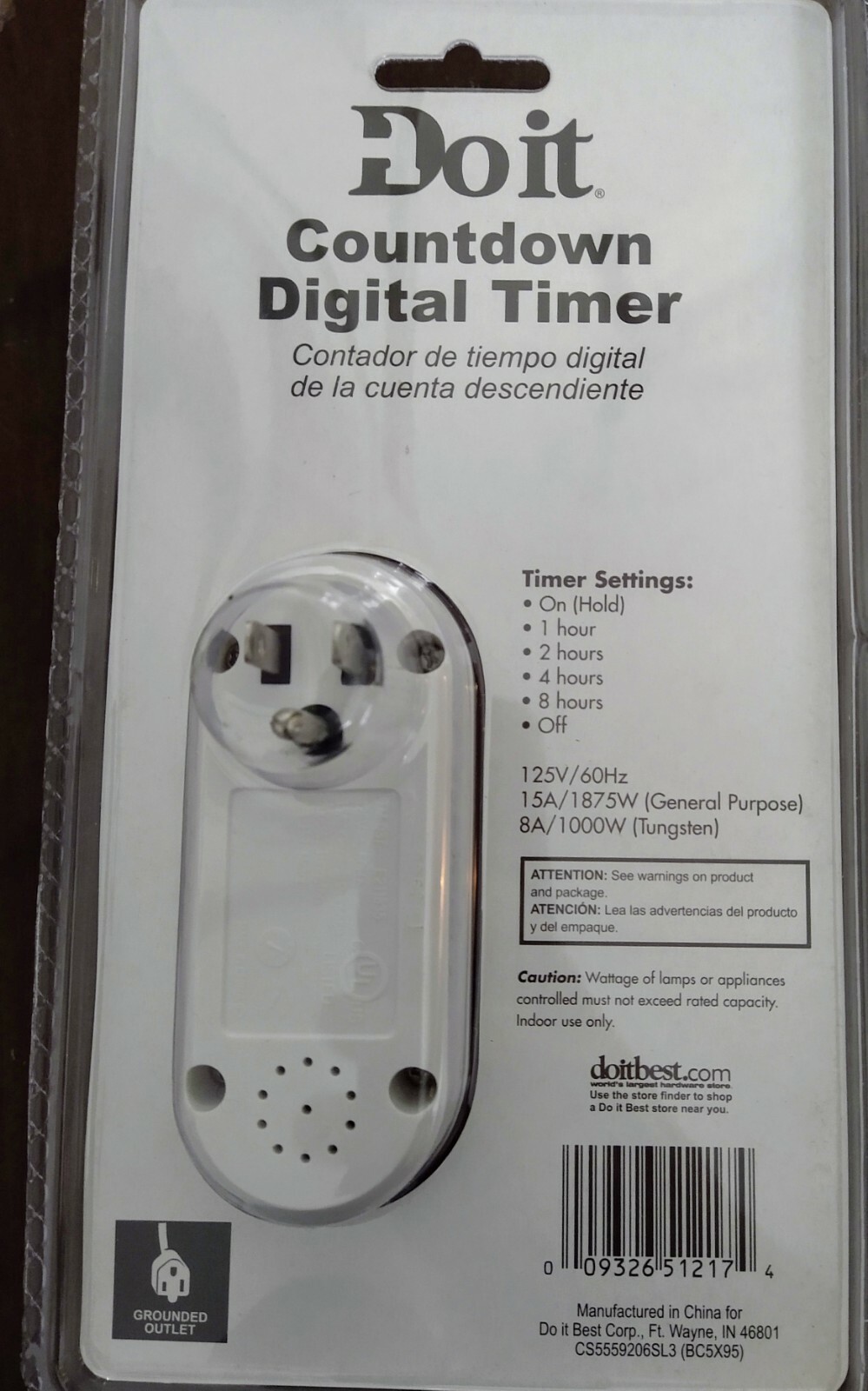 Simple Touch Indoor Countdown TIMER AutoOff Safety Outlet Receptacle 5 PRESETS gallery