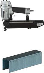 Durable Construction Stapler & 10,000 Galvanized Roofing Staples Included