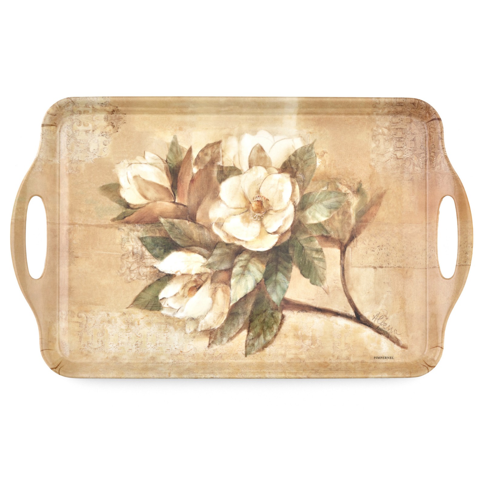 Pimpernel Sugar Magnolia Large Handled Tray gallery