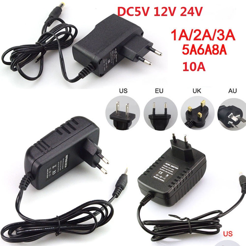 AC110 220V Power Supply Adapter LED Strip 1A 2A 3A 5A 6A 8A 10A DC 5V 12V 24V gallery