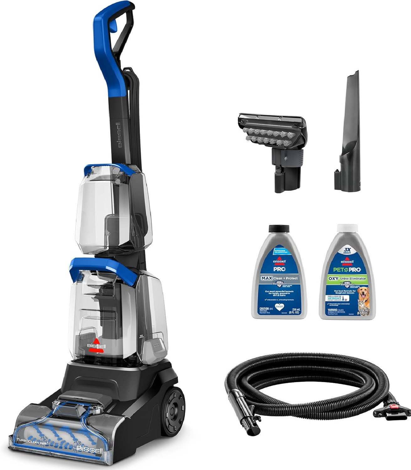 BISSELL TurboClean PET, Upright Carpet & Upholstery Cleaner, 3948 - NEW gallery