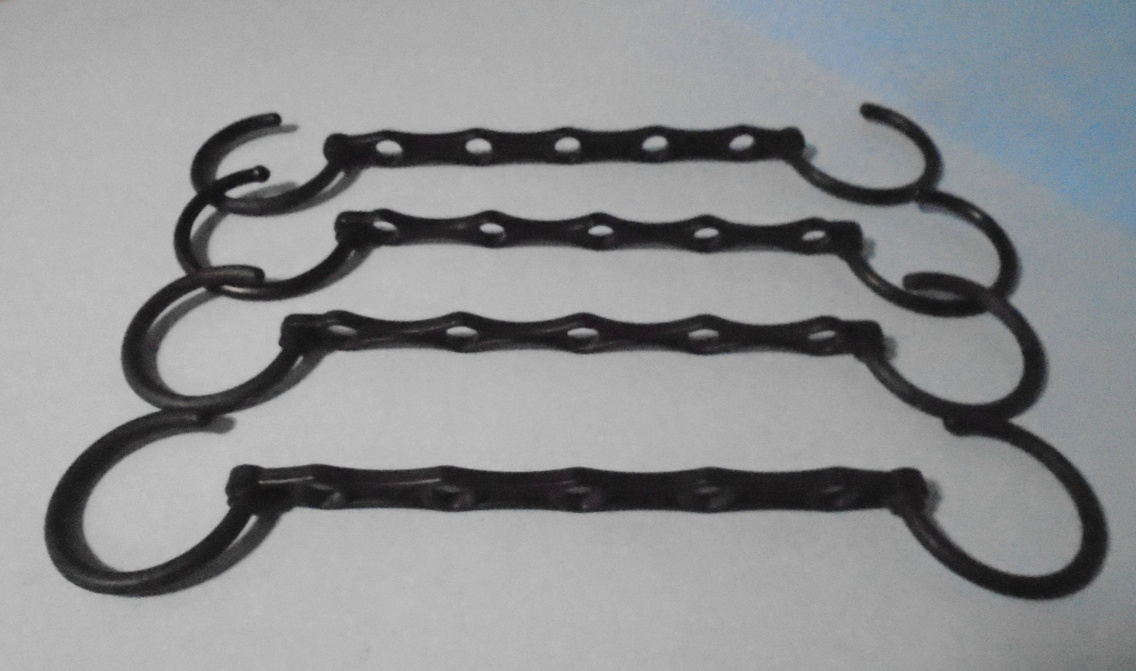 4 Pack Black Magic Space Saving Hangers,Premium Smart Hangers with 5 Holes gallery