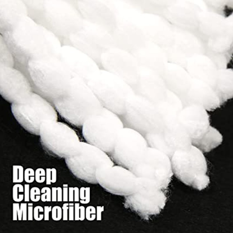 2x Replacement Microfiber Mop Head Easy Clean Wring Refill For O-Cedar Spin Mop gallery