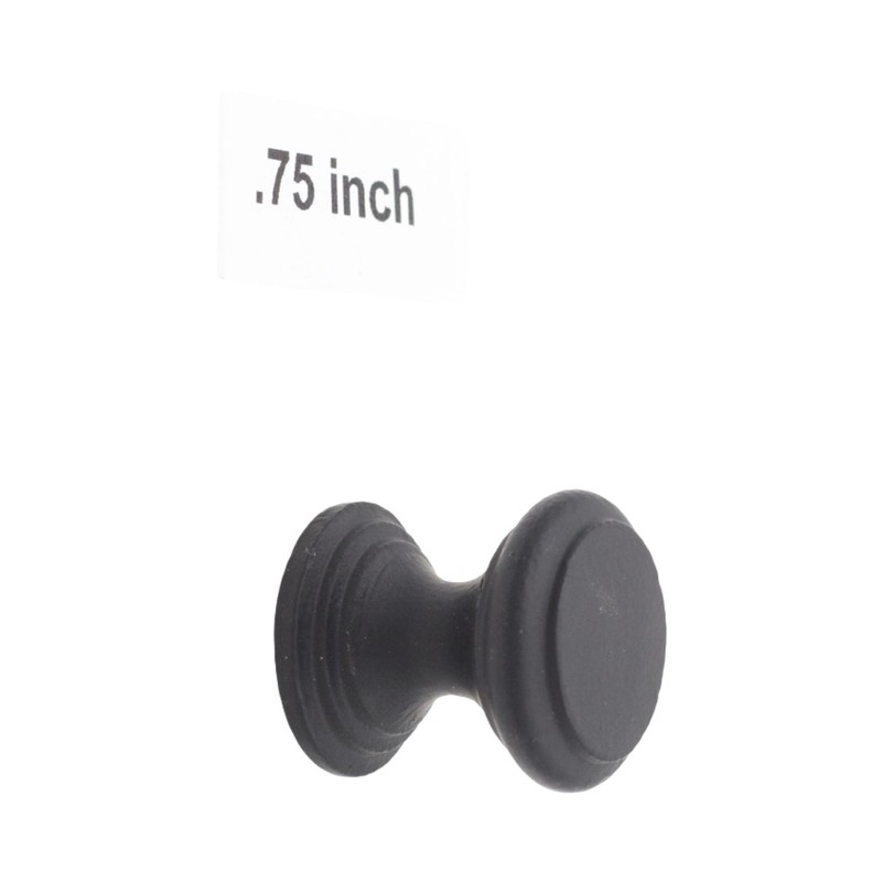 Cast Iron Cabinet Knobs with Smooth Circular .75 Inch gallery