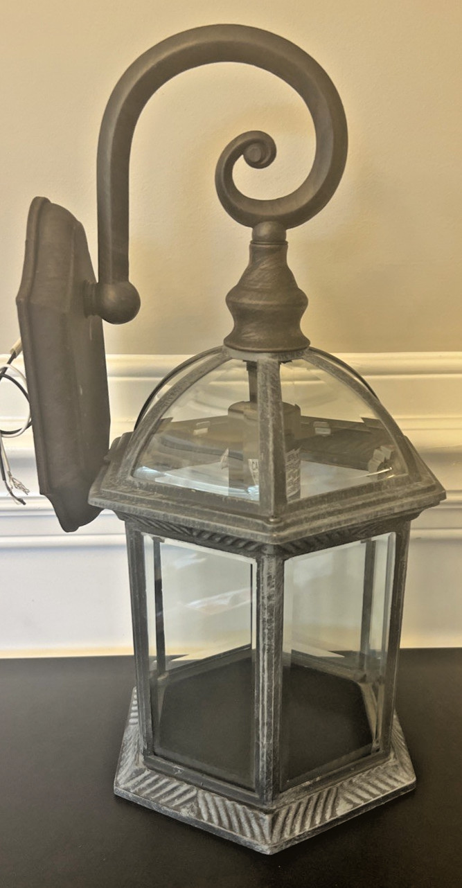 Intertek Metal Exterior Carriage Light Wall Lantern 5009759 ~ ORB Weathered Gray gallery
