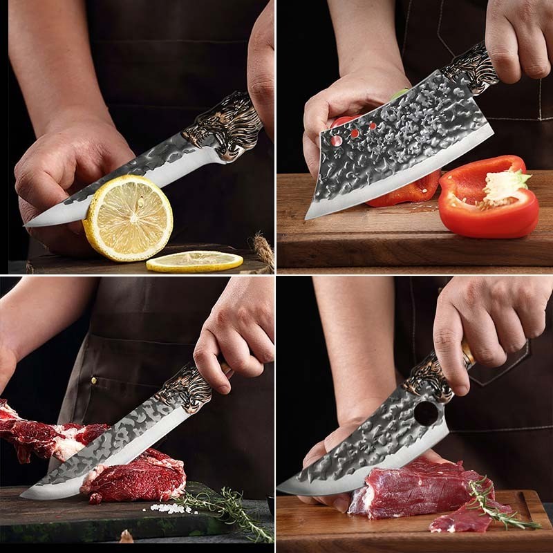 8PCS Stainless Steel Double Sided Non Slip Cutting Board Kitchen Easy to Clean gallery