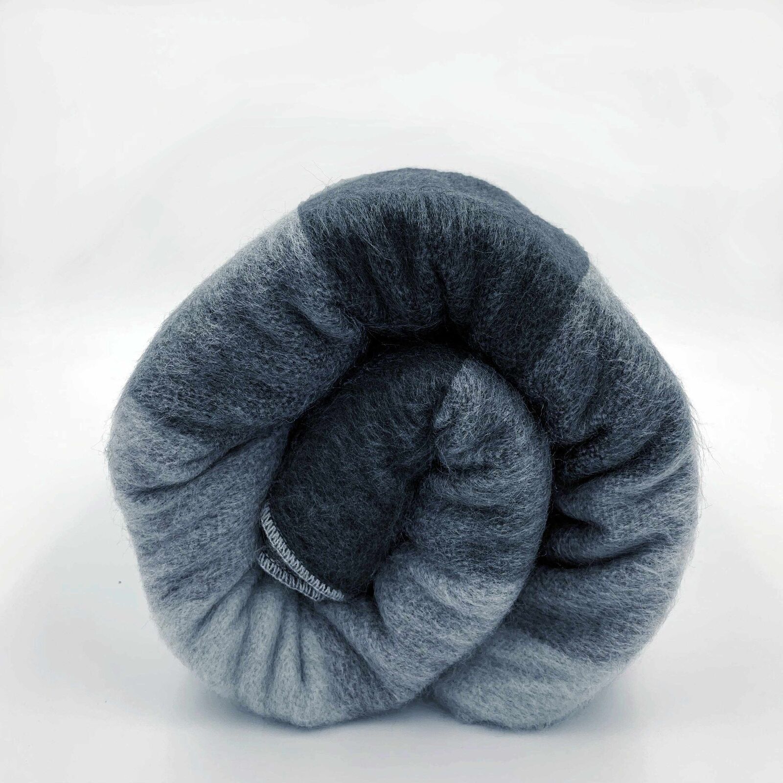 SOFT & WARM GRAY STRIPED ALPACA LLAMA WOOL BLANKET PLAID 90"x65" QUEEN gallery